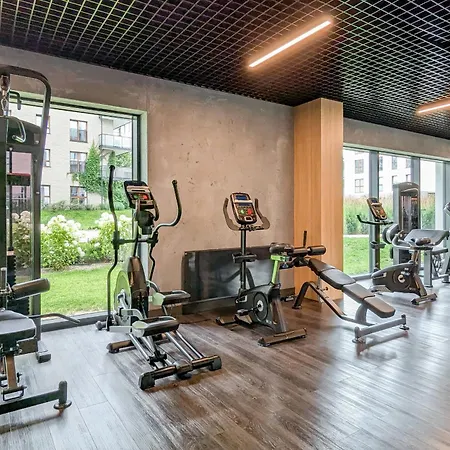 Silownia & Parking Studio W Gdansku By Renters شقة غدانسك